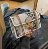 Women shoulder bag 5 colors sweet lady diamond chain bag elegant atmosphere crocodile handbag personality trend embossed leather backpack 4402#