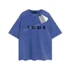 Moda Mens T-shirt Designer BA TESE Luksusowa marka Vintage retro mycie t-koszulki męskie damskie krótkie rękawie Hip Hop Tops Shorts Krótkie ubrania ubrania B-37