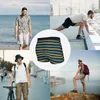 Onderbroeken Geschilderde Strepen Heren Boxer Briefs Minimalistisch Zeer Ademend Hoge Kwaliteit Print Shorts Cadeau Idee