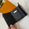 Women Luxurys Designers Short Wallets Dauphine Handbag Bag Ladies Travel Wallet Coin Purse 12cm With Original Box