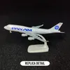 Scala 1 250 Replica dell'aviazione in metallo PAN AM B747 Modello di aereo Aereo in miniatura Decorazione della stanza Regalo di Natale Giocattoli per bambini per ragazzi 240119