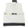 Kvinnor beskurna T -skjorta Rhinestone Letter Tanks Top Casual Style Sleeveless Vest U Neck Sport Vests