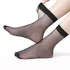Women Socks Spring Summer Soft Thin Silk Non-Slip Skin Solid Color Transparent Ladies Breathable Sock