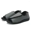 Sandaler fot är puffy skor stilar för män och kvinnor i hallux valgus bred senil diabetes