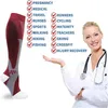 Spor çorapları Koşu Erkek Kadın Sıkıştırma Çorapları Yeni Tıbbi Varisli Damarlar Hamilelik Hemşirelik Atletik Futbol Futbol Çorapları Spor Çorapları YQ240126