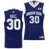 Men Women Kids College Basketball BYU Cougars Jerseys 20 Spencer Johnson 21 Trevin Knell 2 Jaxson Robinson 30 Dallin Hall 15 Richie Saunders 0 Noah Waterman Shirt