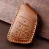 Crazy Horse Leather Car Key Cover Case for Chevrolet Suburban Tahoe Buick Envision S Plus Avenir Shell