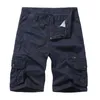 Calças masculinas Mens Soild Shorts Moda Casual Macacão Calças Multi Bolso Verão Plus Size Zipper Calças Ao Ar Livre Calças Masculinas