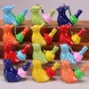 Creative Water Bird Whistle Ceramic Peafowl Magpie Whistles Children Cartoon Animal-Whistles Retro Ceramics Craft Home Decoration T9I002565
