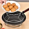 Double Boilers Stainless Steel Steamer Rack Insert Stock Pot Holder Steaming Tray Stand Cookware Tool Bread Kitchenware Cooking Tools