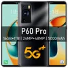 P60 Pro Cross-Border E-Commerce Foreign Trade New 6.1-Inch Large Screen Android Smartphone 1 4G Factory in Stock Direct Selling