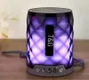 TG155 Universal Wireless Bluetooth Speakers Powered Subwoofer LED Light Support TF Card FM MIC Mini Digital Speaker Car Hands free ZZ