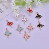 Charms 10pcs Y2K Fashion Dance Girl Stopy Charm Design Ręcznie robiona metalowa dekoracja na prezenty