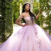 Magnifiques robes de Quinceanera pour 16 ans robe de bal sexy hors de l'épaule appliques en dentelle tulle longue robe de soirée pour fille vestidos de 15