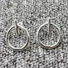 Stud Earrings 2024 UNOde50 Exquisite Fashion Electroplating 925 Silver Gold Needle Festival Jewelry Gifts