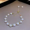 Strand Fashion Trend Unique Design Elegant Delicate Baroque Pearl Bracelet Ladies Premium Jewelry Birthday Party Gift For Girls