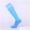 Chaussettes de sport Top Qualité Hommes Femmes Enfants Professionnel Football Confort Wearable Respirant Genou Haute Chaussette Enfants Adt Basketball Running Otv8R