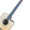 41D barrel full solid wood black finger acoustic guitar 00