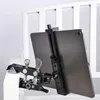 Tablet PC Stands Tablet PC Stands E56B XJ-15 Metal Tablet Clamp Phone Holder Stand Stativklipp med kallskomonteringsport 130-230mm/5.1-9.0in Clamp Ranges YQ240125