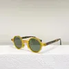 Lunettes de soleil rondes en acétate de haute qualité pour hommes et femmes, montures de lunettes japonaises faites à la main, styliste de styliste, lunettes de voyage