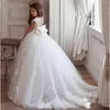 Vestidos de menina flor branca vestido fofo renda decalque decorado arco banda casamento elegante menina jantar aniversário comunhão dres