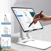 Tablet PC STANDIONLAR Katlanabilir Tablet Stand Masa Masası Telefon Tutucu Alüminyum Alaşım Güçlü Destek İPad Matepad İPhone Aksesuar YQ240125