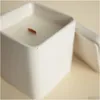 Candele Contenitore in cocco naturale Candela fatta in casa in vaso di cemento Consegna a goccia Home Garden Home Decor Oto16