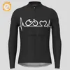Men's T-Shirts Winter Thermal Fece Cycling Jackets 2022 New Long Seves Warm Cycling Jerseys Mens Bicyc Warm Jerseys MTB Road Bike TopsH24126