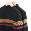 남자 스웨터 브랜드 2023 가을 하이 엔드 남성 벨벳 니트 스웨터 탑 디자이너 클래식 캐주얼 울 풀오버 패션 부드러운 따뜻한 겨울 옷 T240126