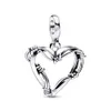 New Sterling Sier Charm ME Heart Styling Double Link Fit Original Me Bracelet For Women Jewelry Gift