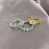 Подлинное 100% Sier Высокое качество оригинальное кольцо с сердечками Eternity Wave кольцо женское ювелирное изделие на день Святого Валентина подарок