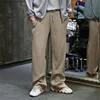 Pantaloni da uomo Pantaloni sportivi da uomo casual sportivi vestibilità ampia versatili tasche morbide per abbigliamento maschile