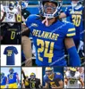 Joe Flacco Jojo Bermudez Delaware Football Jersey Custom Stitched Kyron Cumby A'Khoury Lyde Joshua Youngblood Keyshawn Hunter Delaware Fightin 'Blue Hens 2024 AAA