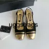 CHANELLS SCARPA MARY VINTAGE GOLD CHANELITY SIGNORE SADALI SANDALI DONNA SIMENTO SUDE SHINGBACK SLINGBACK INTERLOCKCH CHE THE MIE