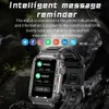 Smart Watches 2023 New Smart Watch Men Military Health Monitor för Android iOS Sport Fitness Watches IP68 Waterproof Bluetooth Call Smartwatch YQ240125