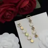 Designer kvinnor daisy smycken set lyx varumärke armband halsband örhänge damer utsökta blommhängen örhängen trend mode halschain uppsättningar