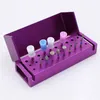 30 Holes Aluminium Dental Bur Burs Holder Block Disinfection Box Autoclave High/Low Speed Handpiece Needles Holder