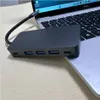 7-in-1-USB-Hub Typ C-Splitter zur USB3.0-Erweiterung HDTV 4K 30 Hz PD100W Dockingstation-Konzentrator