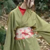 Cintos Vintage Cinto Japonês Mulheres Mulheres Kimono Roupão Tecido Hanfu para Vestido