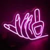 Светодиодная неоновая вывеска Розовый салон для ногтей Неоновая вывеска для декора стен USB Магазин красоты Подарочный светильник и декор для магазина Свет для салона для ногтей Магазин для леди Party YQ240126