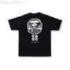 24SS Designer Aape T Shirt Shark 2023 Estate New Backed Big Aape Uomo Tumbler Graffiti Lettera Stampa 230G T-shirt in cotone a maniche corte Moda