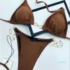 Luxus-Bikini-Sets, Badeanzug, sexy Cut-Out-Bademode, Kettenring-Schwimmanzug für Frauen, zweiteiliger Badeanzug, florales Biquini, Strandausrüstung