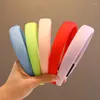 Acessórios de cabelo 2024 Bebê Meninas Bonito Esponja Borda Larga Doce Fluorescente Sólida Hoop Crianças Adorável Headband Crianças Doce