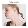 Charm Enfashion Circle Ear Cuff Clip på örhängen för kvinnor öronöppningar utan piercing mode smycken endast för vänster örat E201169