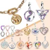 Nowy szterling Sier Me Heart Butterfly Me Charm Wiselant Fit For Original For Women Me Bransoletka Masowa biżuteria