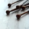 Coffee Scoops 3pcs Phoebe Wood Stirring Rod Spoon Cocktail Drink Mixer Bar Mixing Sticks Beverage Swizzle Stick Kitchen Item