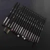 Makeup Brushes Beili Luxury Black 10-19pcs Eye Makeup Borstes Natural Goat Hair Eyeshadow Eyebrow Eyeliner Makeup Brush Set Brochas Maquillaje Q240126