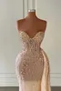 Shine Detachable Mermaid Evening Dresses With Lace Applique Sweetheart Gowns Sweep Train Party Gown Robe De Soiree custom Made L240107