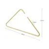 Creative Triangle Clothes Hangers 5pcs Solid Metal Hangers for Coat Trousers Scarf Drying Rack Storage Racks Wardrobe Organizer 240118