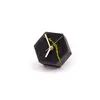 Desk & Table Clocks Minimalist Concrete Desk Clock With Moss Modern Hexagonal Table Home Decoration Drop Delivery Home Garden Home Dec Otag6